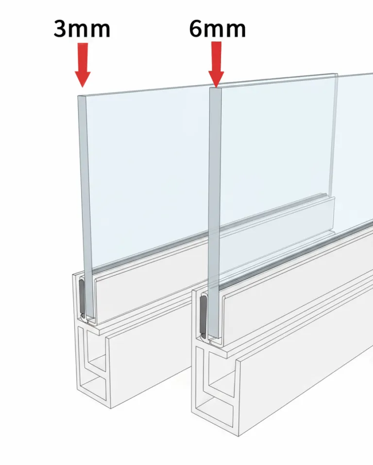 3mm and 6mm frame sizes