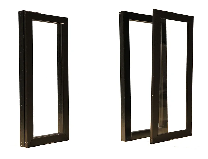 Magnetic window panel frames
